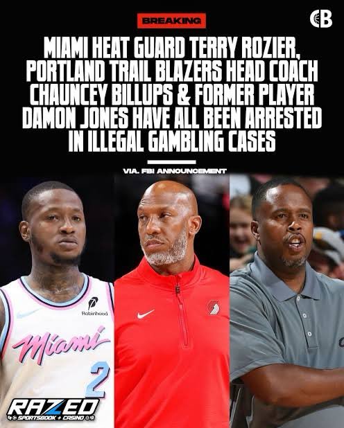 DigitalGalX's tweet image. 🚨 UPDATE: BREAKING: The @FBI’s “Operation Nothing But Net” and “Operation Royal Flush” just blew open a massive sports betting and poker cheating ring.

— NBA names arrested: Chauncey Billups, Terry Rozier, Damon Jones
— 30 people charged, including 13 linked to La Cosa Nostra
—…