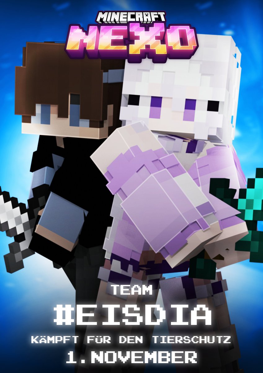 ‧͙⁺˚*･༓☾　    💜　    ☽༓･*˚⁺‧͙

𐙚 Wir sind eingeladen auf das MC NeXo Projekt! 
𐙚 Zusammen mit <a href="/Diamanttwitch/">Diamant_HD</a> versuchen wir uns die Spitze zu erkämpfen mit viel Spiel, Spaß und Freude!
𐙚 Gemeinsam für den Tierschutz! :3💜
╔═════*.·:·.✧ ✦ ✧.·:·.*═════╗