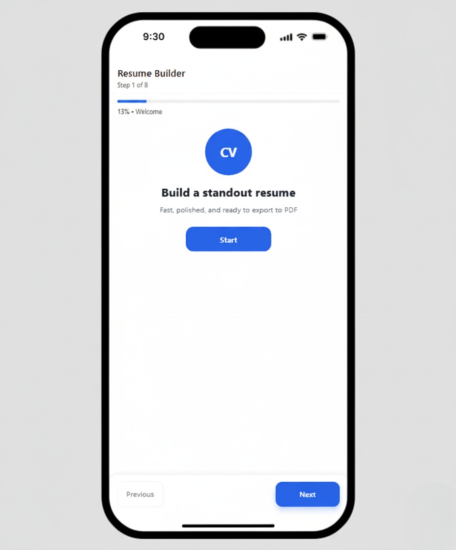AdityaShips's tweet image. I'm building my first-ever mobile app, purely by vibe coding.
The idea:
I just applied to a software company and realized I don’t even have a resume yet.
So instead of making one, I’m building an ATS Optimised resume builder mobile app.
Day 1: