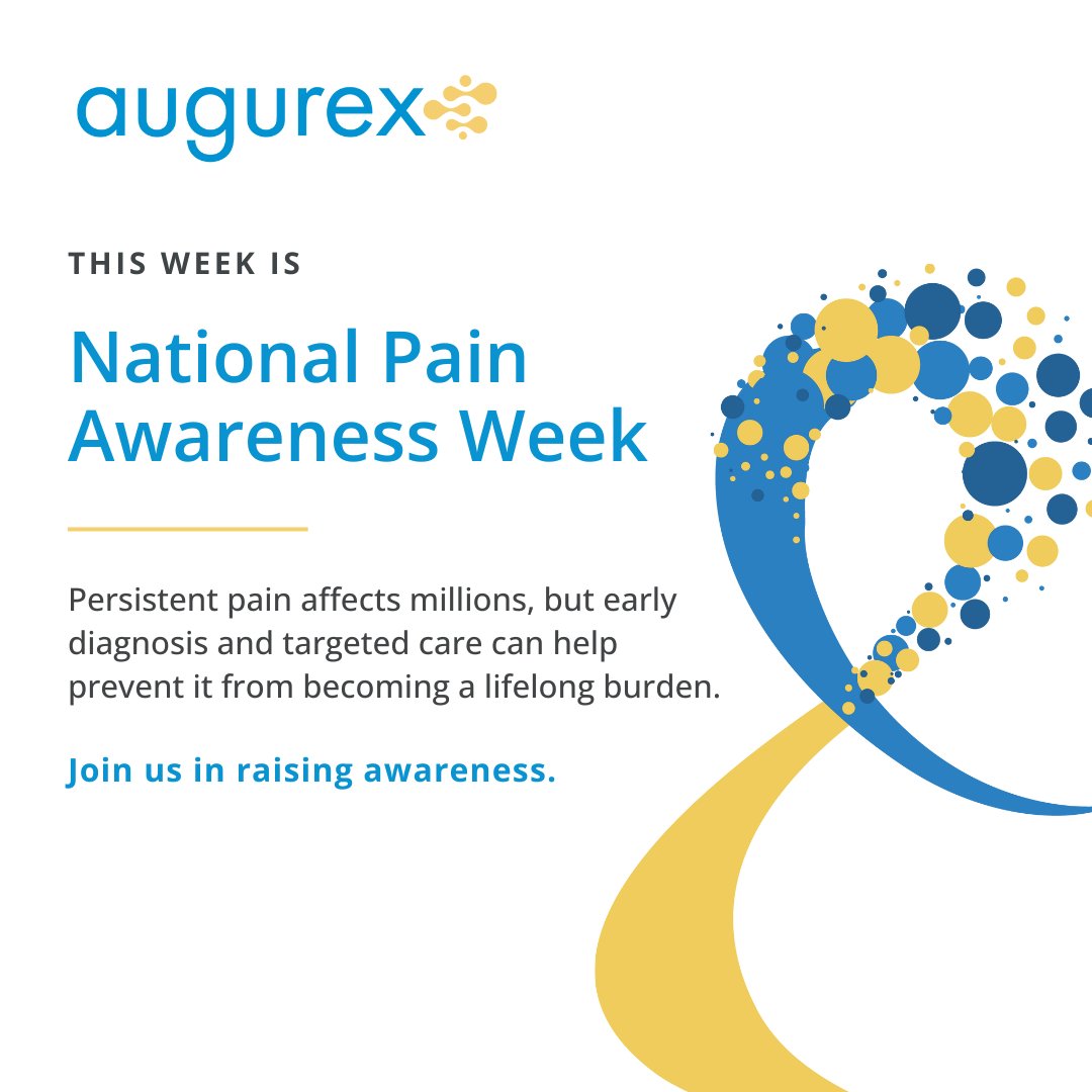 During #PainAwarenessWeek, we recognize those living with chronic pain from autoimmune diseases like #RA and #axSpA. At Augurex, we enable earlier detection and better care with biomarker tests like 14-3-3eta and Anti-14-3-3eta Multiplex, helping prevent long-term damage.