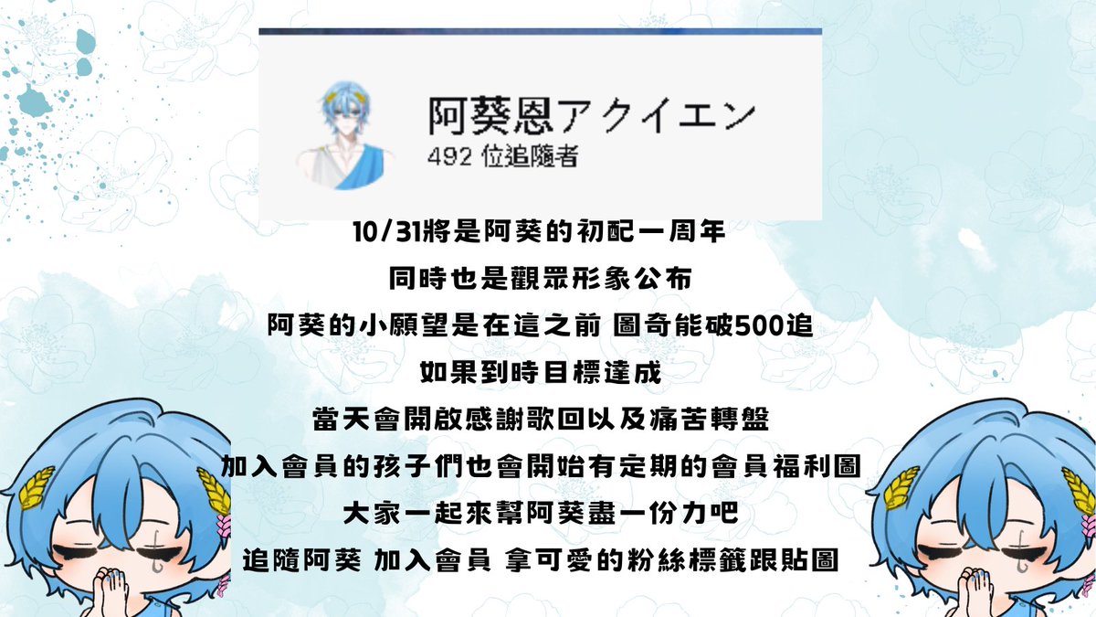 就是下禮拜了
可以嗎 可以嗎
能幫幫可憐的媽媽嗎