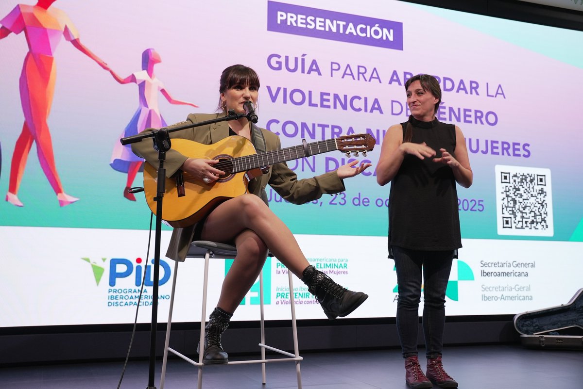 📫 NOTA DE PRENSA I Iberoamérica presenta una Guía para afrontar la doble discriminación que sufren las mujeres y niñas con discapacidad víctimas de violencia de género.

👥 <a href="/IIPEVCM/">IIPEVCM</a> I <a href="/PIDiscapacidad/">Programa Iberoamericano de Discapacidad</a> I <a href="/DelGobVG/">Delegación del Gob. contra la Violencia de Género</a> I  <a href="/MESECVI/">MESECVI-OEA CEVI</a> I <a href="/GrupoSocialONCE/">Grupo Social ONCE</a> I <a href="/AECID_es/">AECID</a> 

🎶 Embajadora