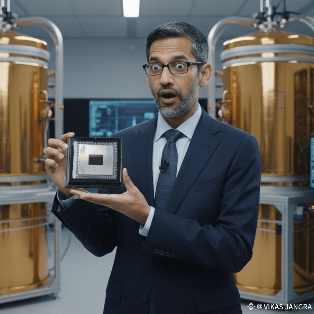 stoc_z's tweet image. ⚛️ Google’s Willow quantum processor just completed 3.2 years of computation in only 2 hours ⚡🤯
💥 That’s 13,000× faster than the world’s top supercomputer 🖥️🚀
😨 Raises fresh concerns over Bitcoin’s elliptic curve encryption 🔐⚠️
#Google #QuantumComputing #Bitcoin #Crypto…