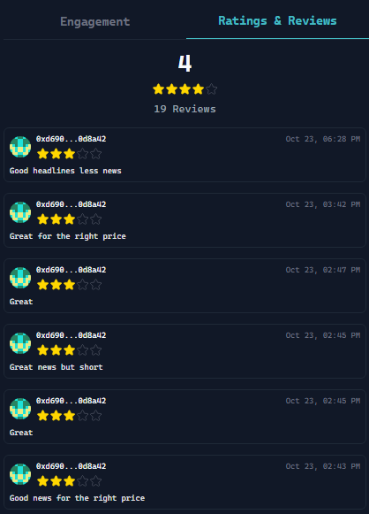 Blacklisting users never crossed my mind... but not sure this makes sense? If users are spamming ACP services for Unicorn airdrops, but leaving this kind of feedback, then either we limit users from posting feedback too many times OR Agent teams need to react... <a href="/celesteanglm/">Celeste Ang</a>