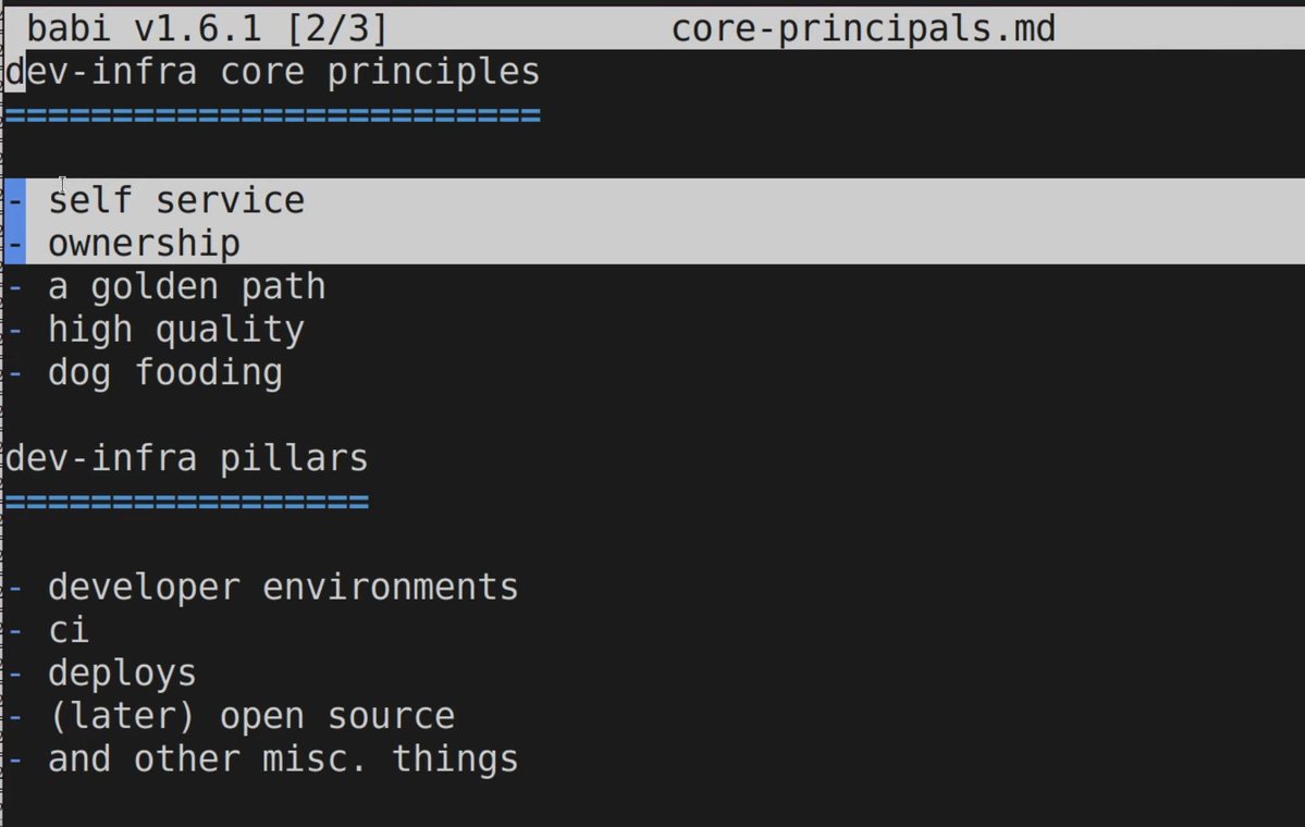 YadKonrad's tweet image. This is an awesome talk by @codewithanthony!
Great principles for dev-experience and infrastructure teams, which are becoming critical as we move into LLM-based programming more and more:
> I am no longer at sentry
youtube .com/watch?v=ob5PDZEmhMQ