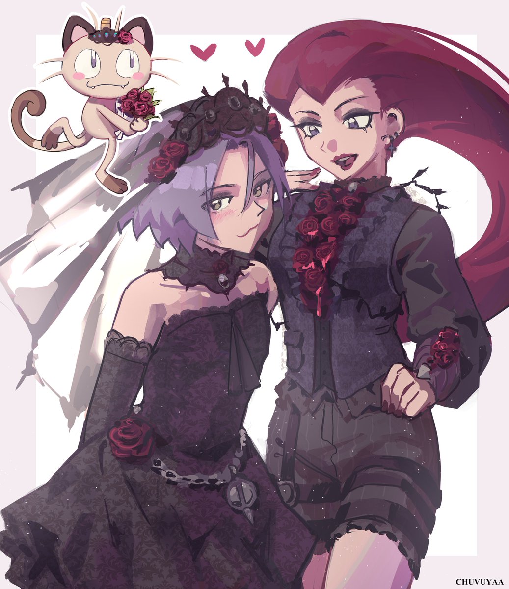 Chuvuyaa's tweet image. Part 2 Due to popular request: James in a dress #Pokemon