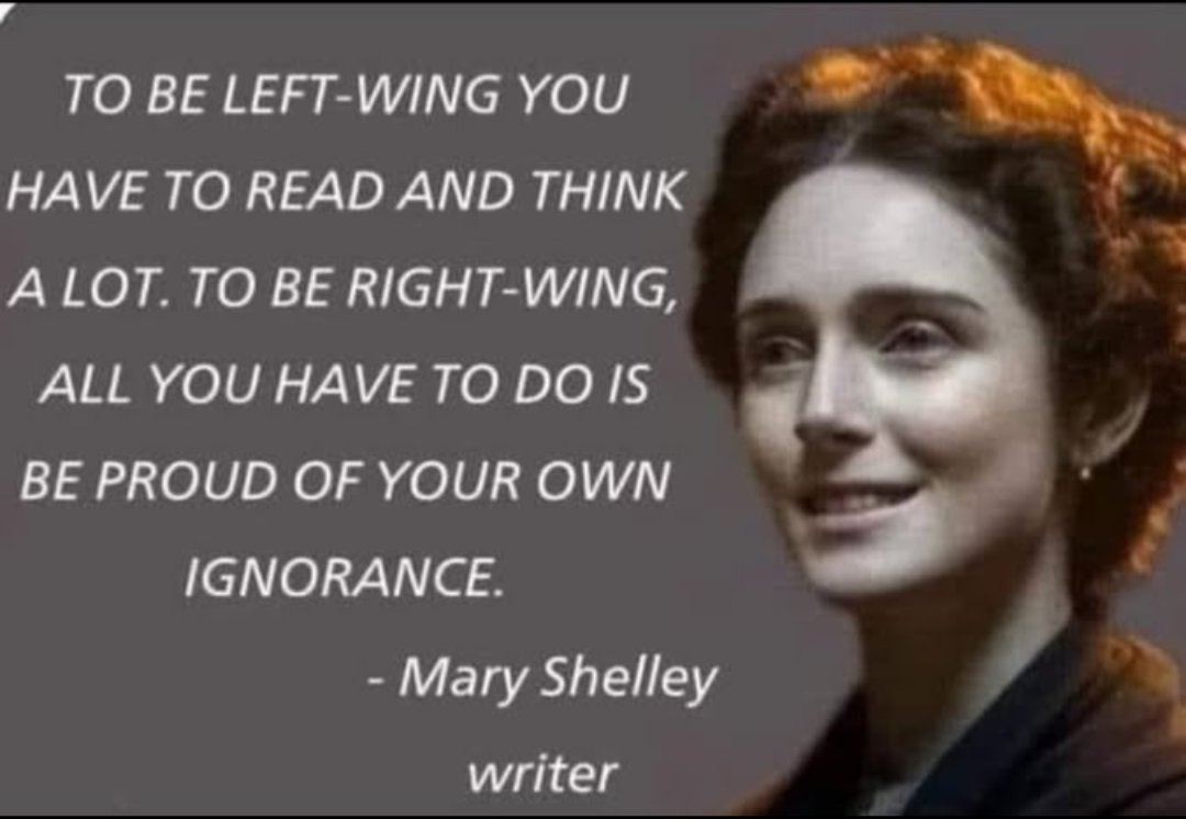 BradfemlyWalsh's tweet image. I'm seeing a lot of fucking idiots sharing this pic like it's real. Not only does no photograph of Mary Shelley exist, save for one daguerreotype in her late 40s,  that is a made-up quote falsely attributed to her. Please, I beg of you, stop being so fucking thick and gullible.