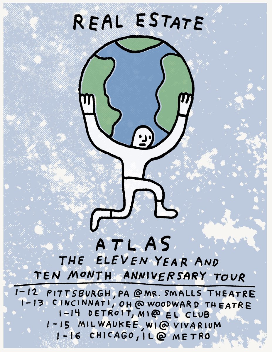 Real Estate, band tweet media