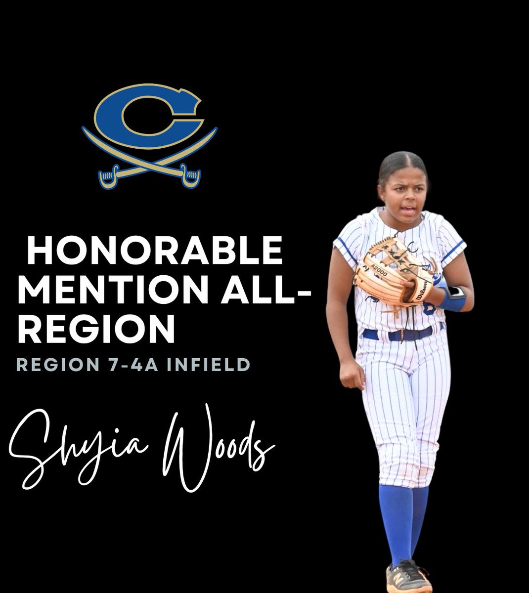 Congrats to our 2nd team All Region &amp; Honorable Mention representatives! 💙💙

<a href="/NatHughes2029/">Natalie Hughes</a> 
Molli Morrow
Shyia Woods