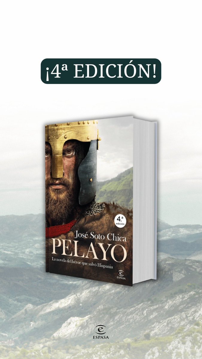 josesotohistor1's tweet image. Quiero daros las gracias lectores por formar parte de la banda guerrera de Pelayo y haberos convertido en los que no se rindieron, y si todavía no os habéis sumado a la más épica aVentura, es hora de que os echéis al monte junto al rey😉🤗 gracias por esta cuarta edición en menos…