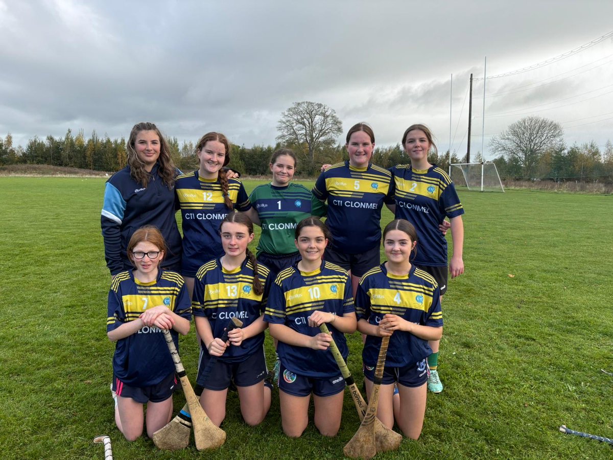 CTI_Clonmel's tweet image. Well done to our 1st and 2nd year camogie team who won all their games in the Tipperary Blitz today 🥳👏
@TipperaryETB
#community #respect