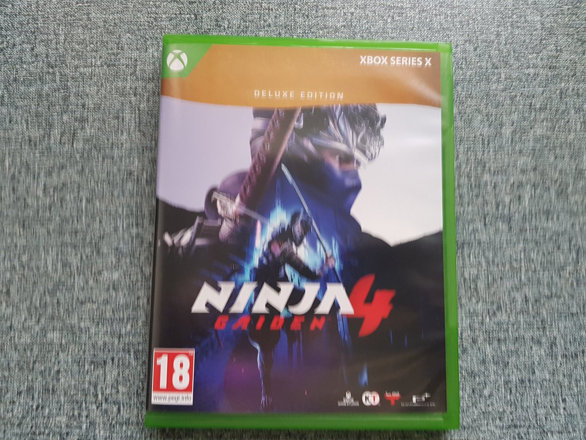SolidShark99's tweet photo. Gestern kam mein #NinjaGaiden4 in der Deluxe Edition für die Xbox an. Das ganze Spiel ist auf der Blu-Ray drauf und ist keine Mogelpackung wie Doom: The Dark Age, Indianer Jones und der Große Kreis und Oblivion Remastered. https://t.co/cuVm47uluZ