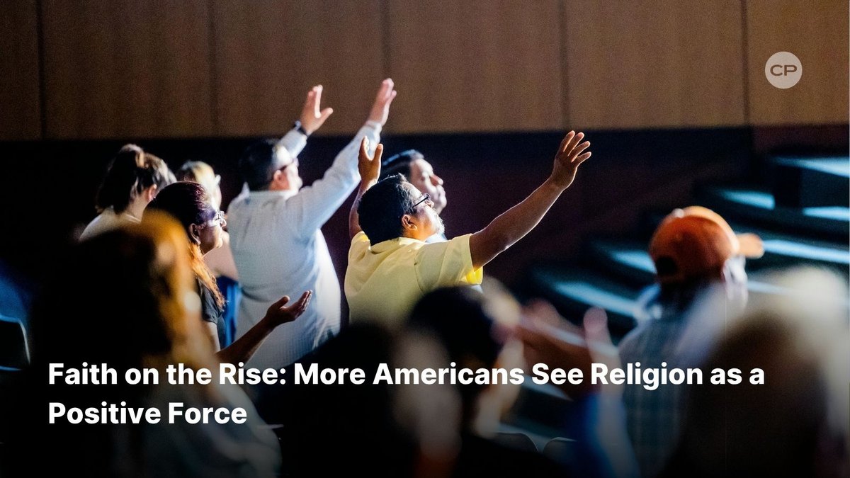 ChristianPost's tweet image. A new Pew study reveals that 59% of Americans now view religion positively—a 10-year high.
#FaithAndFreedom #ChristianNews #FaithInAmerica #FaithAndHope #PewResearch #FaithAndCulture  
🔗 dlvr.it/TNrYZW
