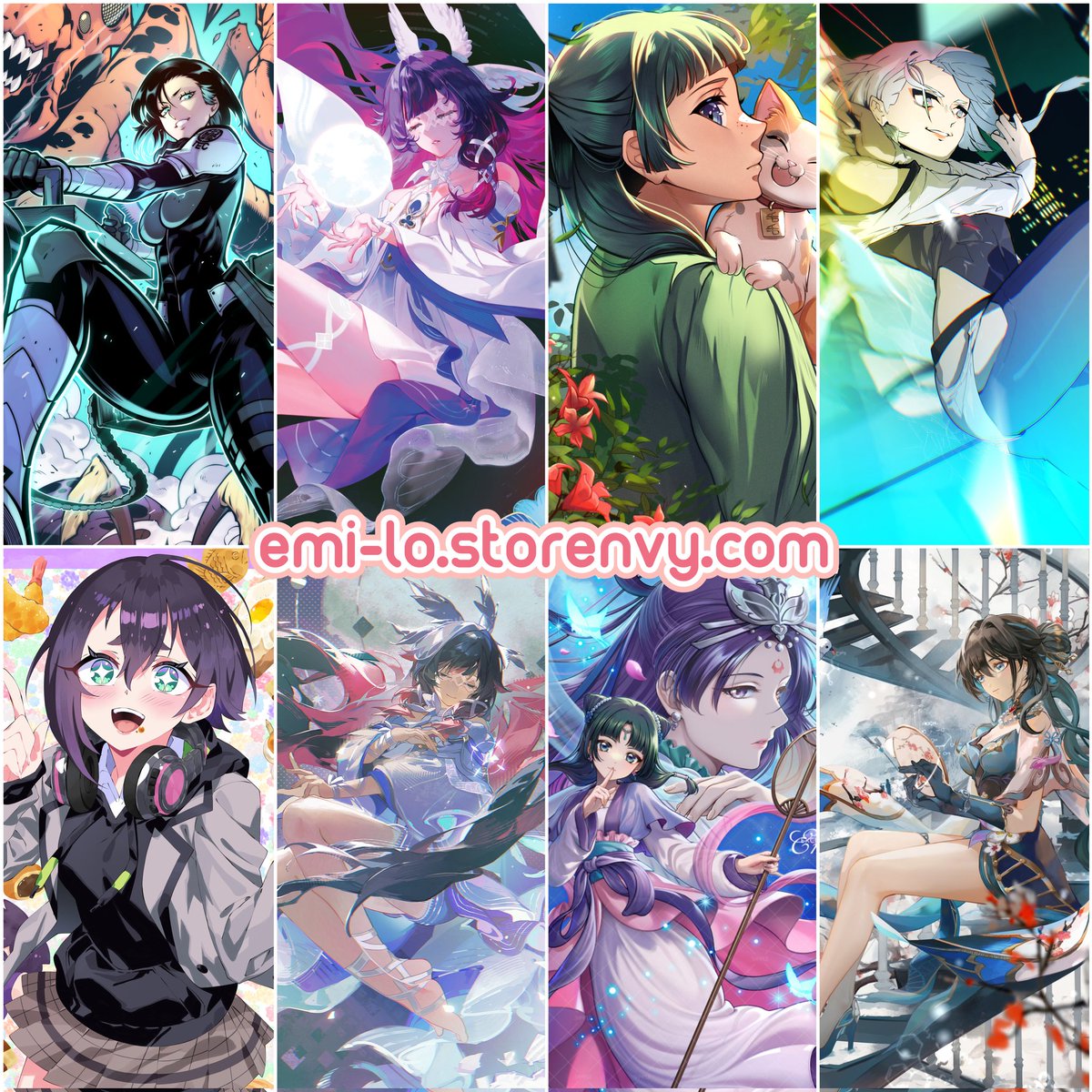 KitsuneSqueak's tweet photo. I'll be closing this tomorrow or Saturday and hoping to get them all out by next week! This is your last chance to get a signed print online for the next half year or so!

Thank you for your support! 🙏 https://t.co/RCOXKWNbl3