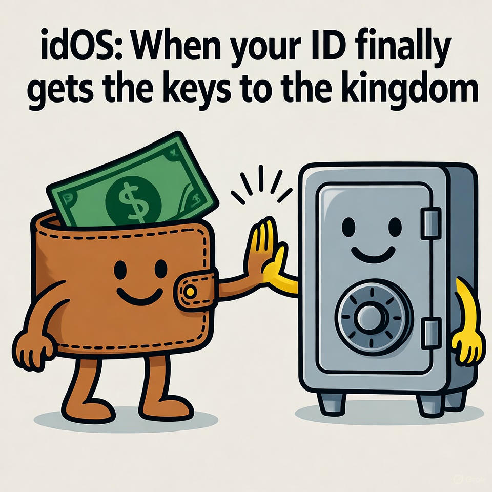 Tired of KYC marathons? 

Enter idOS Network: Your passport to Web3 where 'Verify Once, Party Everywhere' is the vibe! 💃 

No more endless forms – just self-sovereign swagger across chains. 

Stablecoins? Check. 
Privacy? Double-check. 

Who needs a time machine when you've got