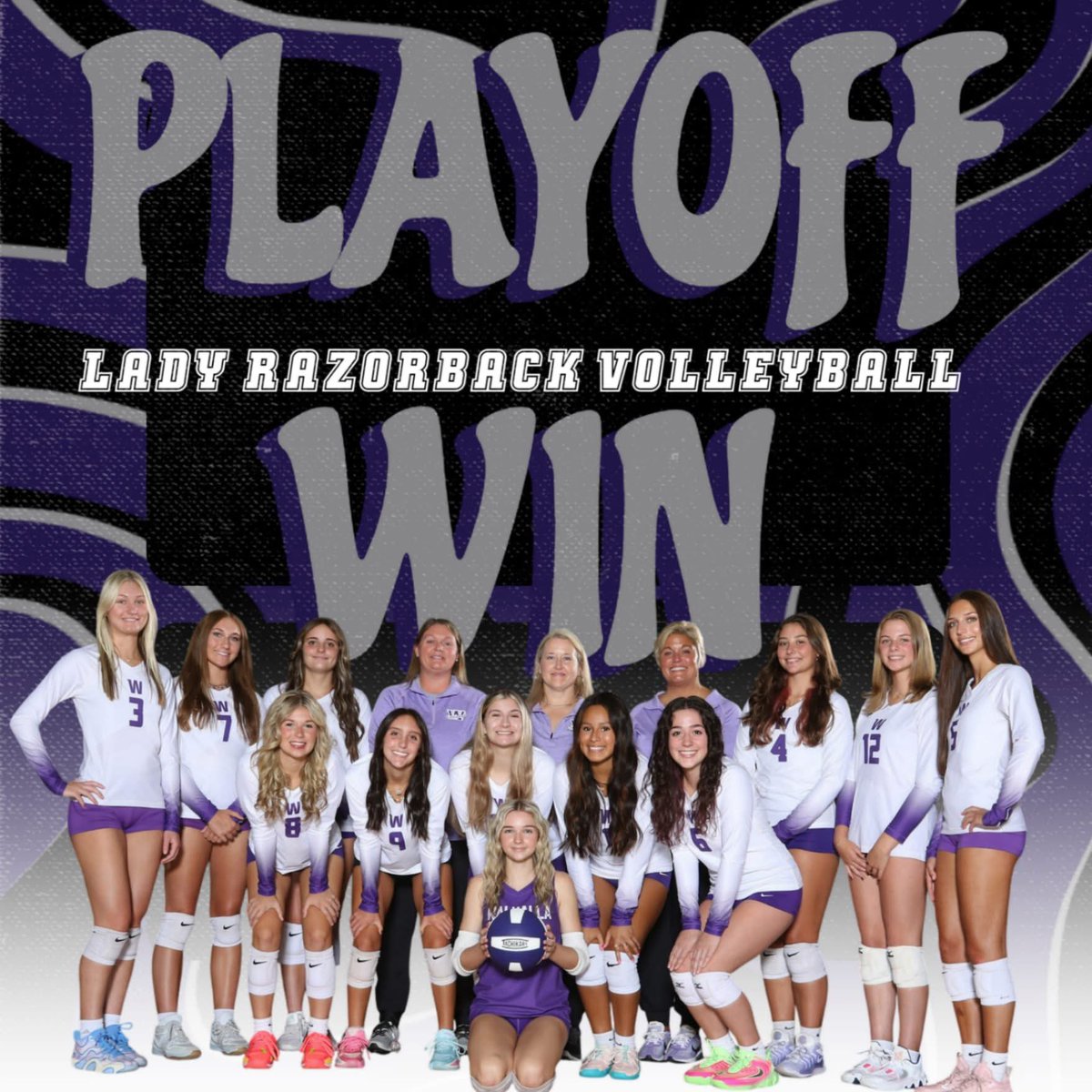 RazorbacksA's tweet image. In round 1 of playoffs, the Lady Razors took down the Lady Wolverines in 5 grueling sets! 

They rest up and get ready for Monday as they take on the Lady Panthers of Chapman at 6pm!

See you there Razorbacks!