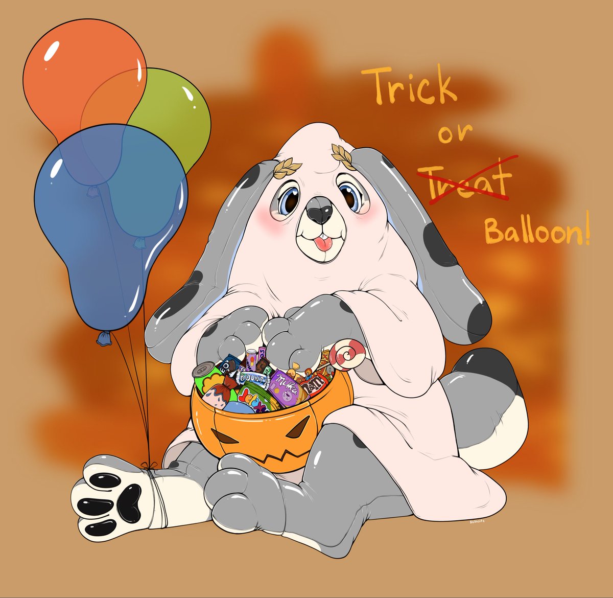 Ready flat coloured Ych for <a href="/SaberHoneybee/">Sweet_As_Honey</a> 👻