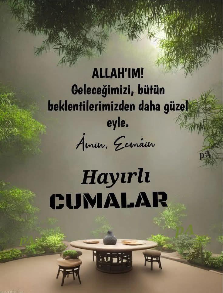 Cuma' nız mübarek olsun. 
#Cuma