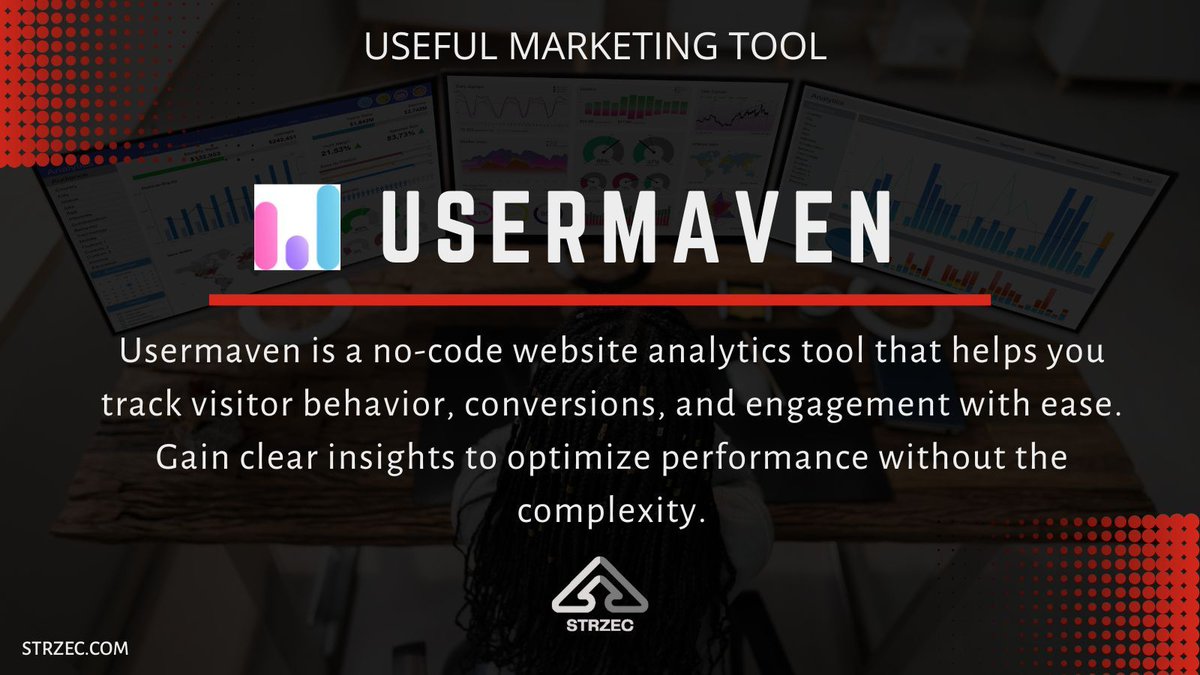 StrzecDigital's tweet image. USEFUL MARKETING TOOL SERIES - #109 Usermaven - Website Analytics Tool
 
usermaven.com/website-analyt…
  
Tell us what marketing tools do you use in your business?
 
#WebAnalytics #DataDriven #DataTracking #AnalyticsTools #UsefulMarketingToolSeries #Strzecdigital