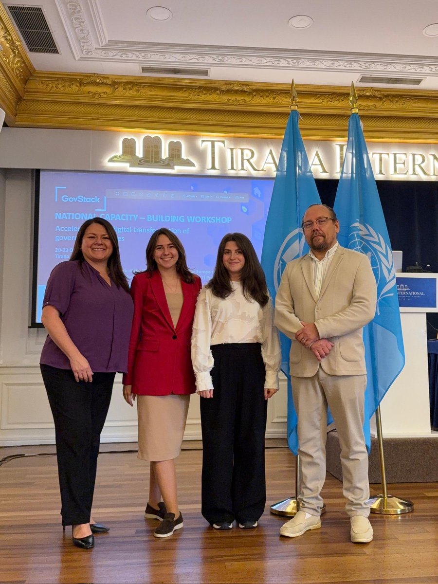ITUEurope's tweet photo. 👉 @ITUEurope pleased to conclude 3-day Govstack workshop in Tirana 🇦🇱 — strengthening national capacities for digital transformation in agriculture &amp; beyond, fostering #inclusive, #scalable #digitalservices.

Heartfelt thanks to all stakeholders for dedication &amp; collaboration ! https://t.co/2x4j8rpHfK