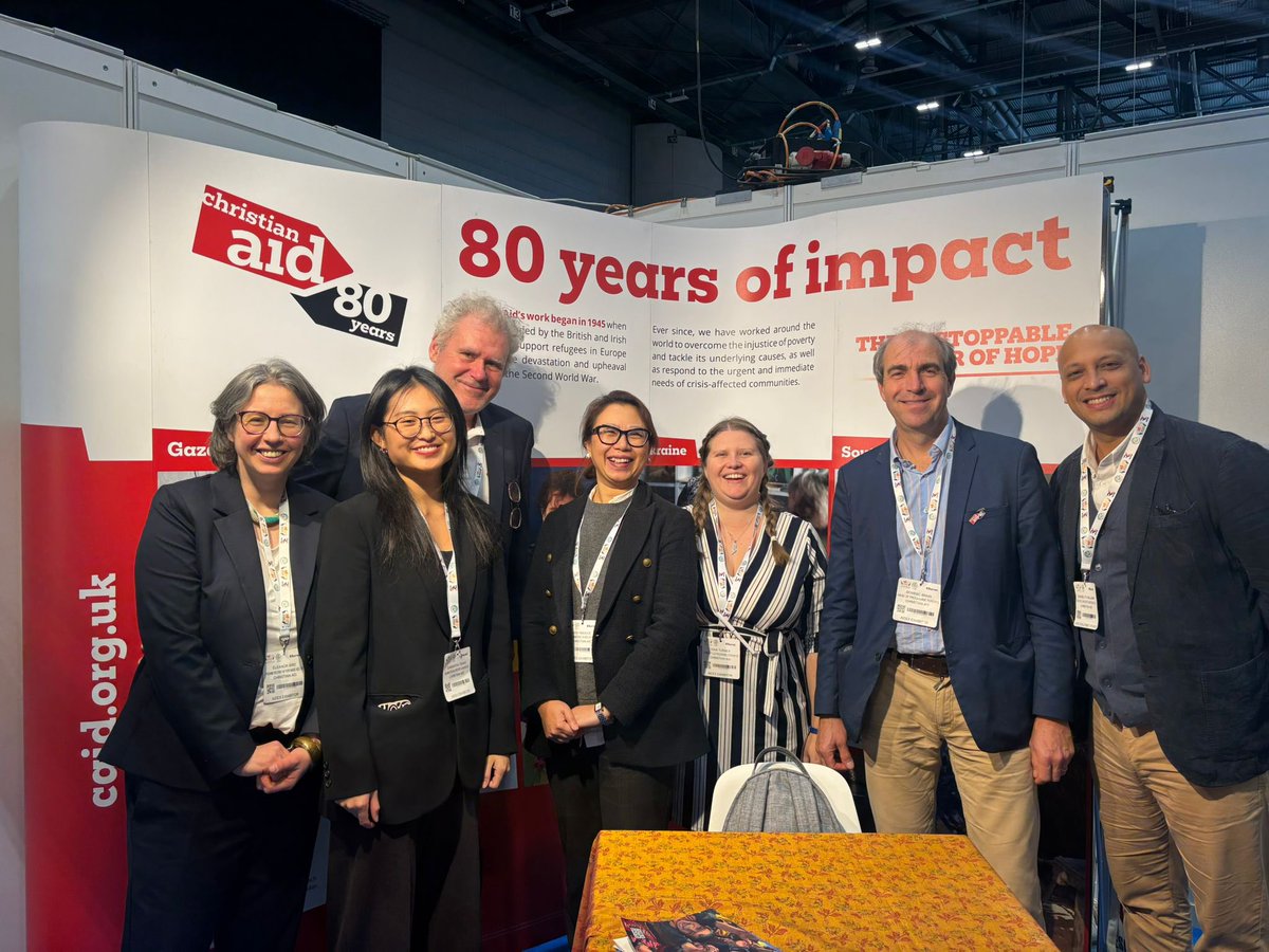 Good to be part of strong <a href="/christianaid/">christianaid</a> team <a href="/AidExGlobal/">AidEx Events</a> energetically spreading the word to Geneva humanitarian community about people-centred Christian Aid programming modalities eg sclr, locally-led anticipatory action + locally-led cash hoping to encourage peers to replicate