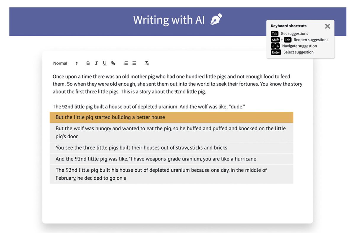 michigan_AI's tweet image. ✍️ “It was 80% me, 20% #AI”
New #CSCW2025 research explores authenticity in co-writing w/ #LLMs, as writers want personalized AI that supports their growth.

Work by Angel Hsing-Chi Hwang, @QVeraLiao, Su Lin Blodgett, Alexandra Olteanu, &amp;amp; Adam Trischler. 
cse.engin.umich.edu/stories/it-was…