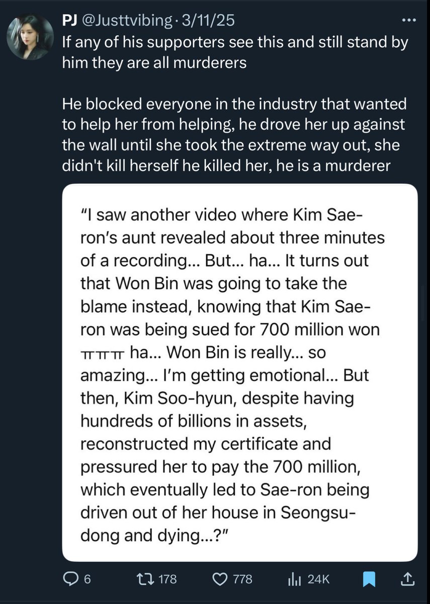 _soohyuniie_'s tweet photo. The sheer amount of lies and filth these two bitter, attention-hungry ajummas spewed between March and June was absolutely disgusting. Hiding behind their fake “feminist” masks, they twisted every fact, weaponized every rumor, and spread hate like it was oxygen without a shred of shame or conscience. I hope every single lie they told, every ounce of malice they fueled, comes crashing back on them tenfold. Not out of revenge, but as a lesson. People like that shouldn’t get to live peacefully after destroying someone else’s. Their cruelty and hypocrisy were beyond words, and I truly hope they never find the peace or happiness they tried so hard to destroy in others. Amen. 🙏

I hope you mfs don’t come back @Justtvibing  @Beevl__ 💅😌