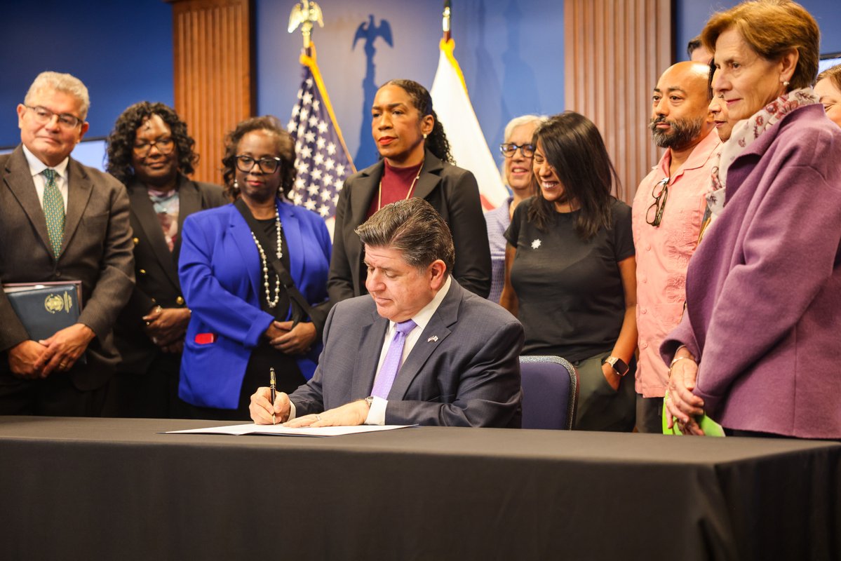 GovPritzker's tweet image. Donald Trump's masked agents believe that their actions are immune from investigation or accountability — they're not.
I've signed an Executive Order today establishing the Illinois Accountability Commission to create a public record and capture the impact on our communities.