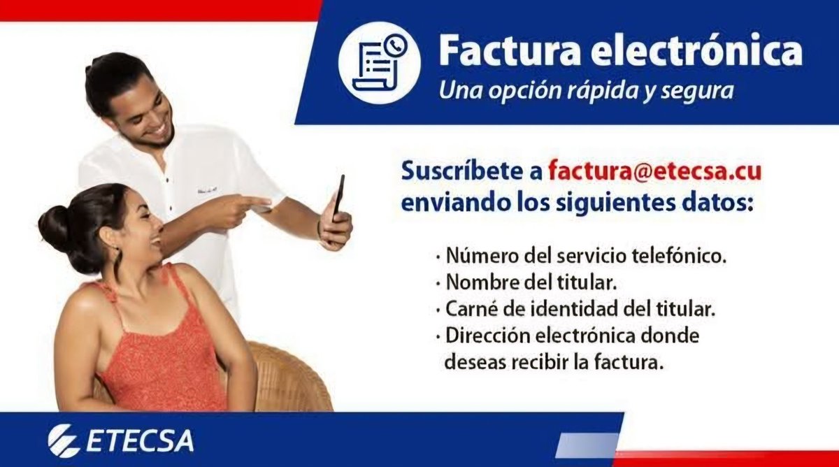 📣Suscríbete a la factura electrónica y recibes en tu correo el detalle de las llamadas nacionales.#FacturaElectrónica.