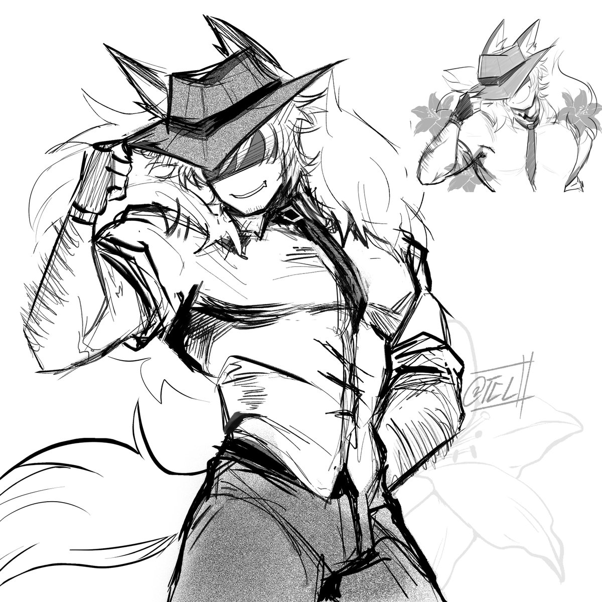 thecatlupe's tweet photo. ✧ More sketches while I'm doing homework🧃🐈
I love Maf's wolf ears
#pizzadebt #forsaken #mafioso #elliot
#dineNCrime https://t.co/ZeFDL5uMkL