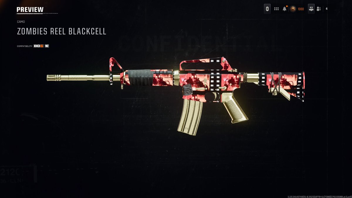 OFFICIAL: The Tapes of Terror Event Is Now Live, including the Zombies Reel Camo which can be unlocked by claiming all 8 rewards by collecting Video Tapes dropped from killing zombies.

You can also get:
1 Hour 1XP Token - 5 Tapes
1 Hour 2XWP Token - 5 Tapes
"Pop Goes The Hand"