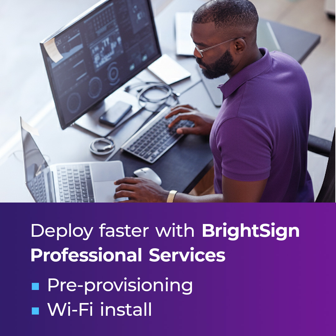 BrightSign tweet media