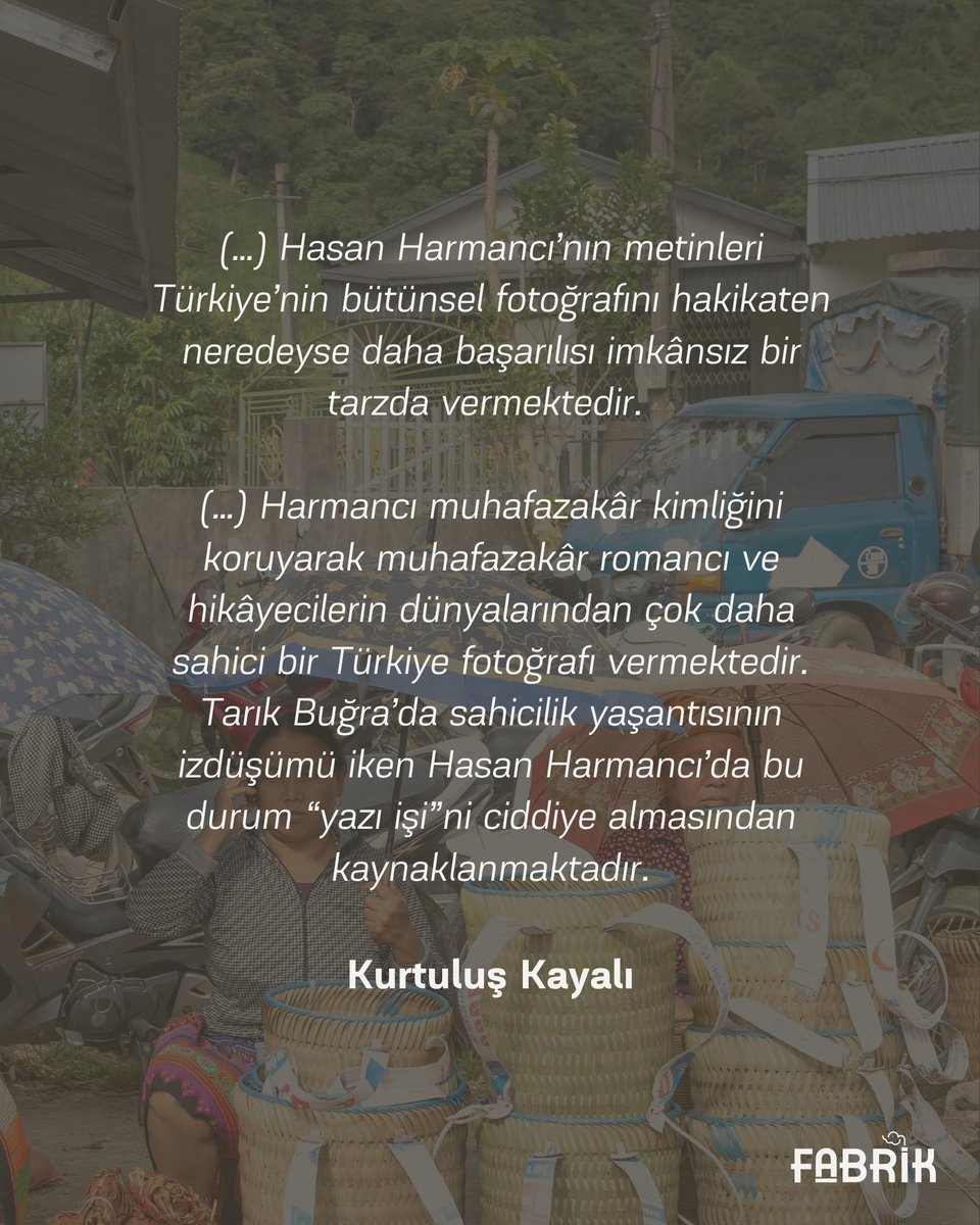 📌 YENİ KİTAP

Hasan Harmancı, bu kez romanla, hem de ilk romanıyla okurlarının karşısında. Uzun bir aradan sonra “Ben, Fahriye ve Türkiye” ile yeniden sizlerle. Fabrik Kitap’ta!

Her şey #YeniBirKumaş 🏭 yolculuğunda örülen büyük hikâyenin parçası.