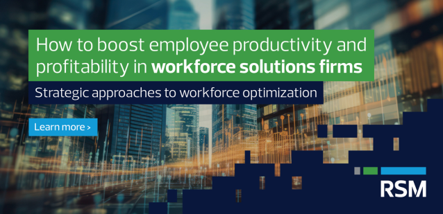 Rising labor costs and margin pressure are challenging workforce solutions firms—but the answer isn’t cost-cutting alone. The real differentiator? Leveraging AI and automation alongside human capital strategies. rsm.buzz/3WTZhmM