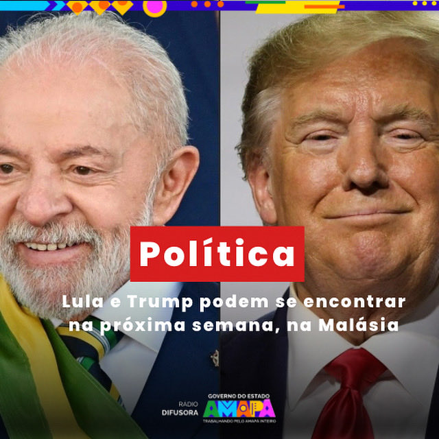 🇧🇷🤝🇺🇸 Lula e Trump podem se encontrar na Malásia na próxima semana

O presidente dos Estados Unidos, Donald Trump, demonstrou interesse em se reunir com o presidente brasileiro, Luiz Inácio Lula da Silva, durante a cúpula da ASEAN, que acontece a partir do dia 26 de outubro.

A