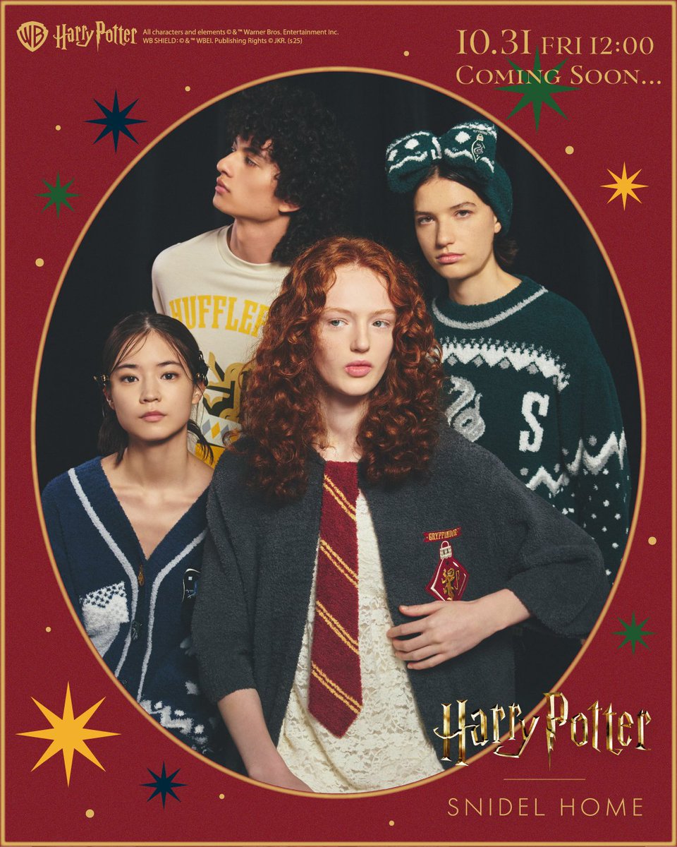 スナイデルホーム ハリーポッターコラボ ドビー&組み分け帽子 ニット