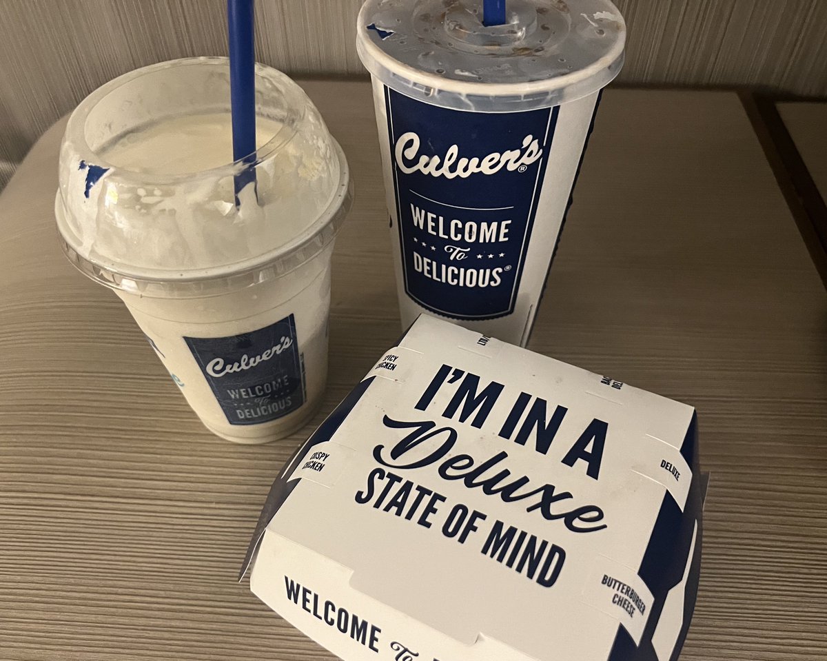 LeeandLie's tweet image. yes I did get Culver’s….. It gave big big tummy ache 😣
