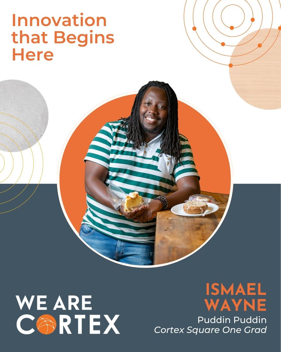 CortexSTL's tweet image. 🍮 #WeAreCortex Move over, Big Dessert — there’s a new pudding boss in town and he's a Cortex's Square One alum. With support from SQ1 Bootcamp, Ismael learned how to turn his passion into a scalable operation: cortexstl.org/newsroom/blogs…