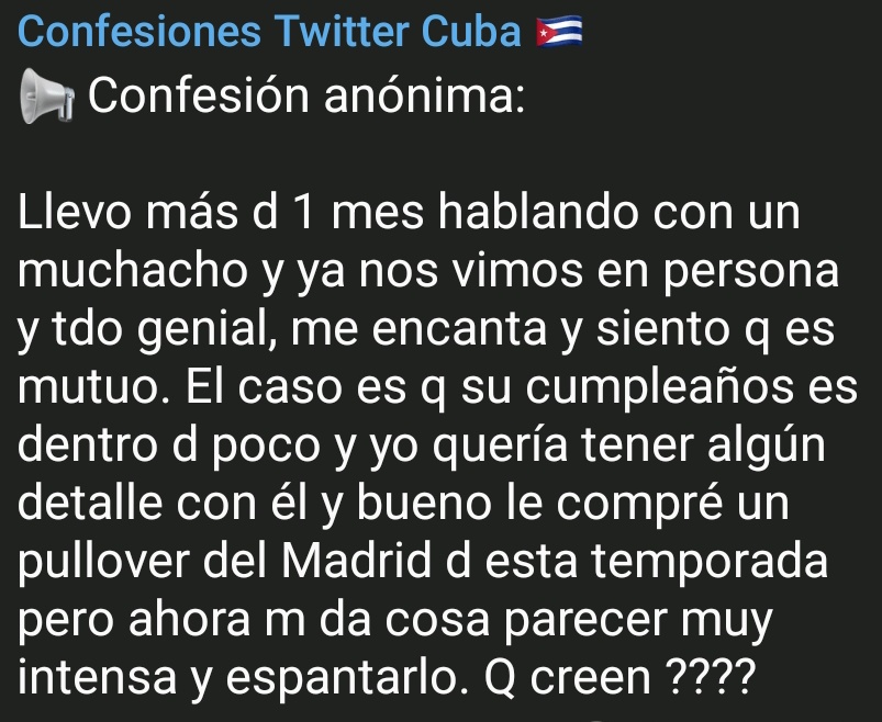 Confesiones Tuitel Cuba  tweet media