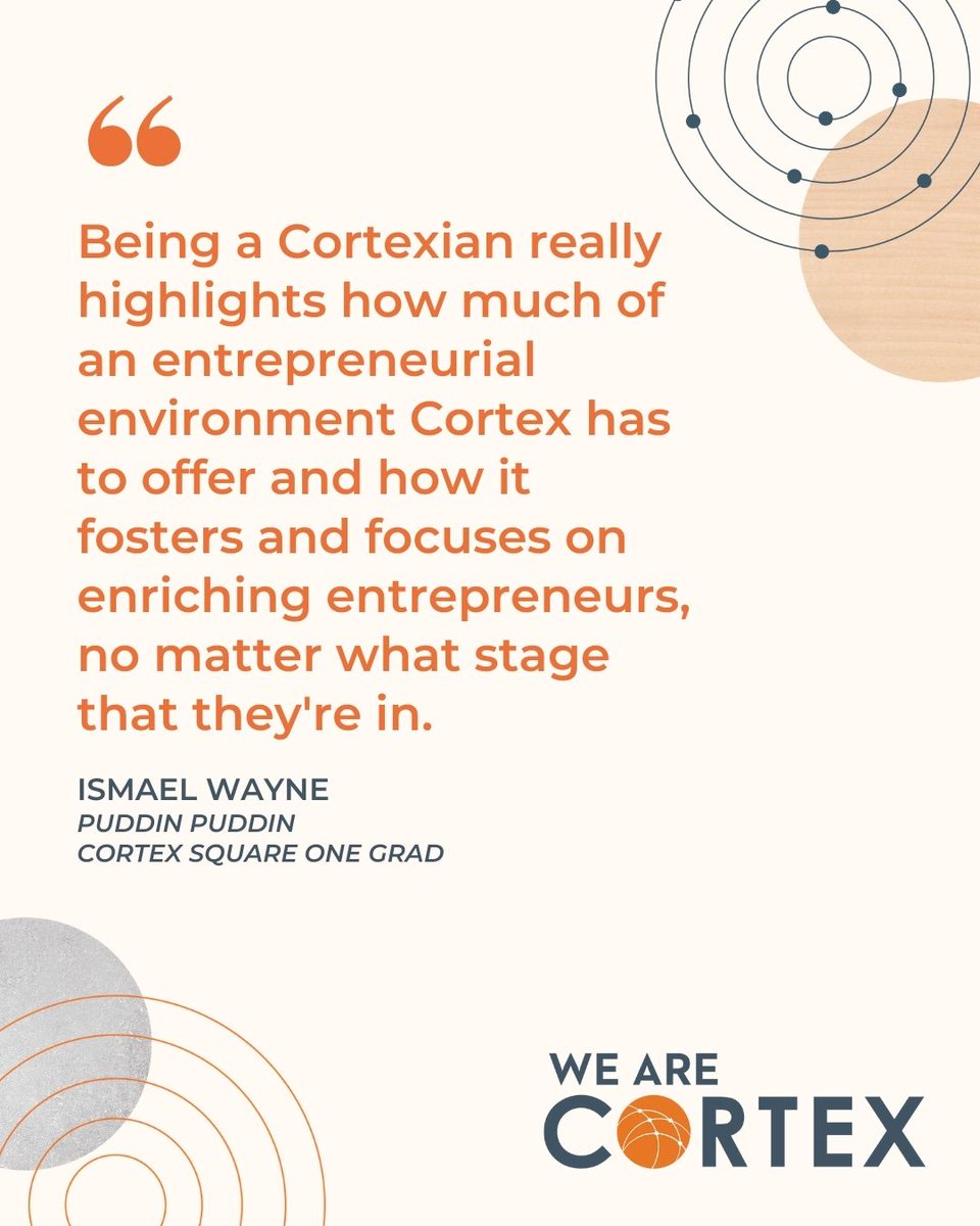 CortexSTL's tweet image. 🍮 #WeAreCortex Move over, Big Dessert — there’s a new pudding boss in town and he's a Cortex's Square One alum. With support from SQ1 Bootcamp, Ismael learned how to turn his passion into a scalable operation: cortexstl.org/newsroom/blogs…