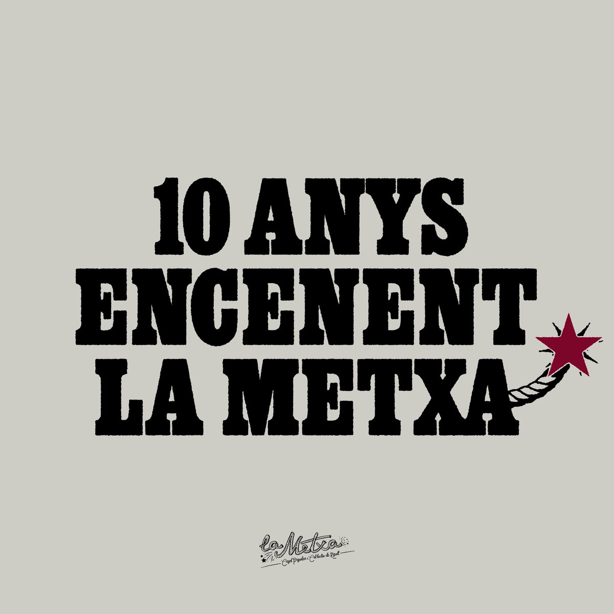 💥 10 ANYS ENCENENT LA METXA!

📆Aquest octubre iniciem un any de celebració, ple d'activitats i lluita, des d'aquest octubre del 2025 fins l'octubre del 2026, quan bufarem les espelmes dels 10 anys del Casal Popular la Metxa!

🎊 Estigueu atentes i atents!