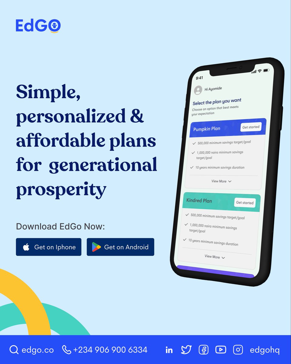 From simple endowment plans to comprehensive life coverage, we’re making it easier for families to plan, save, and secure a better tomorrow. Get started today - EdGo.co

#EdGo #future #endowment