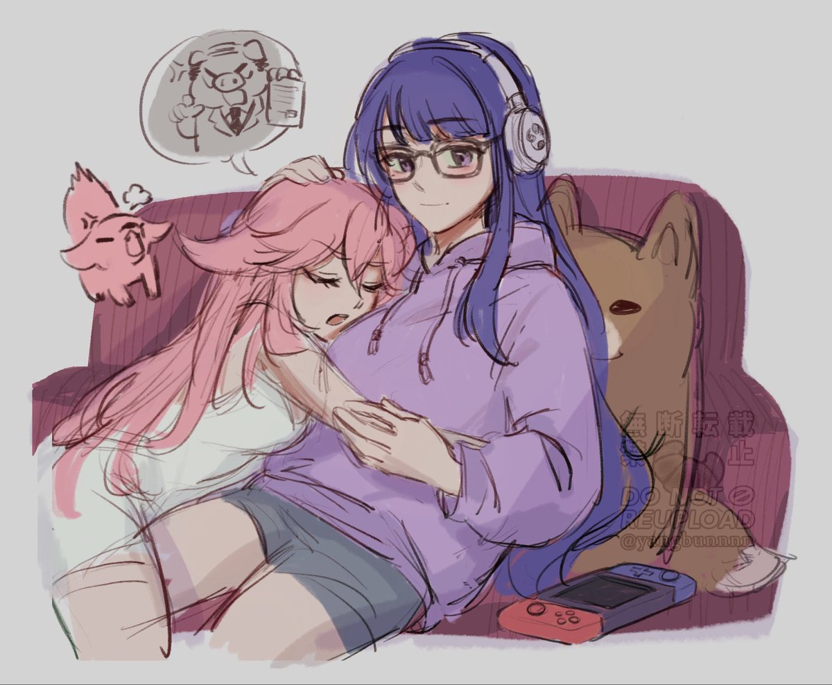 Put down your Nintendo Switch and pay attention on your girlfriend🫵

#eimiko