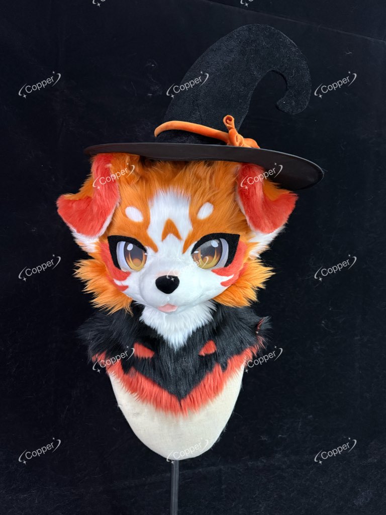 Halloween puppies are on sale 🐶🎃 Please DM me✉️ #fursuit #fursuitmaker #fursuithead
#fursuitcommissions #fursuitcommission #fursuits #fursuite #furry #furrvfriends #furryfandom #furrvartwork