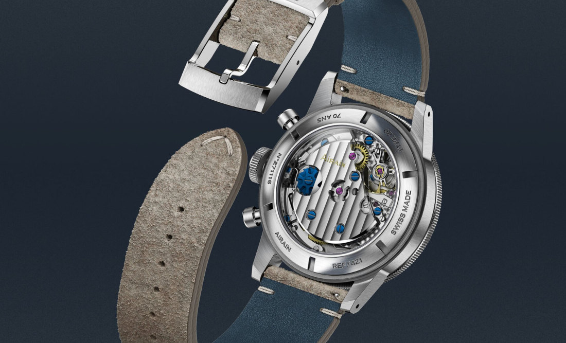 MrStateless's tweet image. ✈️ Airain celebrates 70 years of the iconic Type 20 with the Type 20 70 ANS — featuring a Horizon Blue dial and a flyback chronograph movement inspired by aviation heritage.

Read more at 👉 mrstateless.com

#Airain #Type20 #PilotWatch #Chronograph #MrStateless