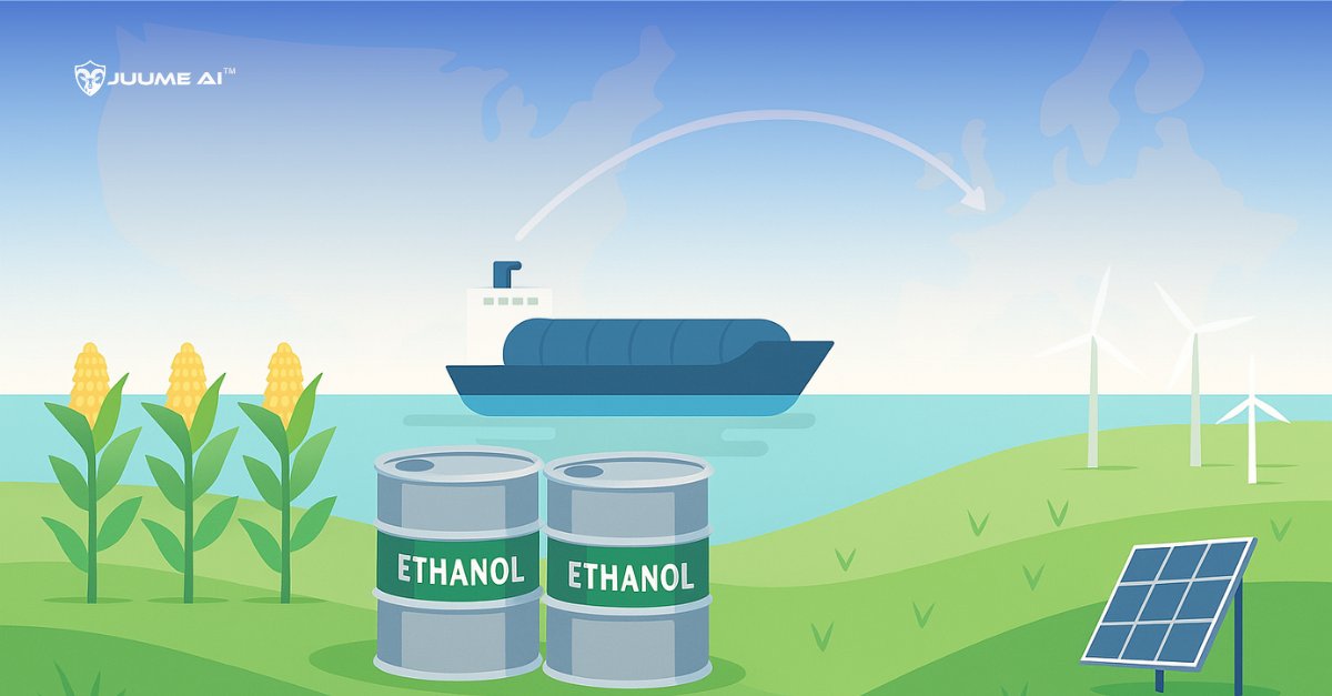 JuumeAI's tweet photo. The EIA reports record U.S. fuel ethanol exports, up 9% year over year and now 13% of total production.
It is a reminder that global policy and market forces continue to shape domestic output and compliance priorities.

Read more: https://t.co/mfmWZIwGse

#Energy #EIA #Regulation https://t.co/8BtCRrXFNV