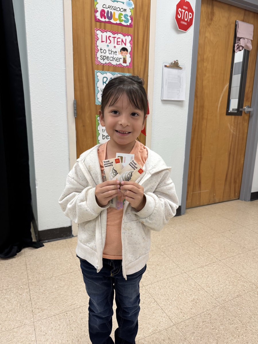 MveLibrary's tweet image. Mc Donald’s reading incentive coupon giveaways!@es_regarrido @JDavisMVE @adecantu7 @es_regarrido @ClintISD @GLuceroTech