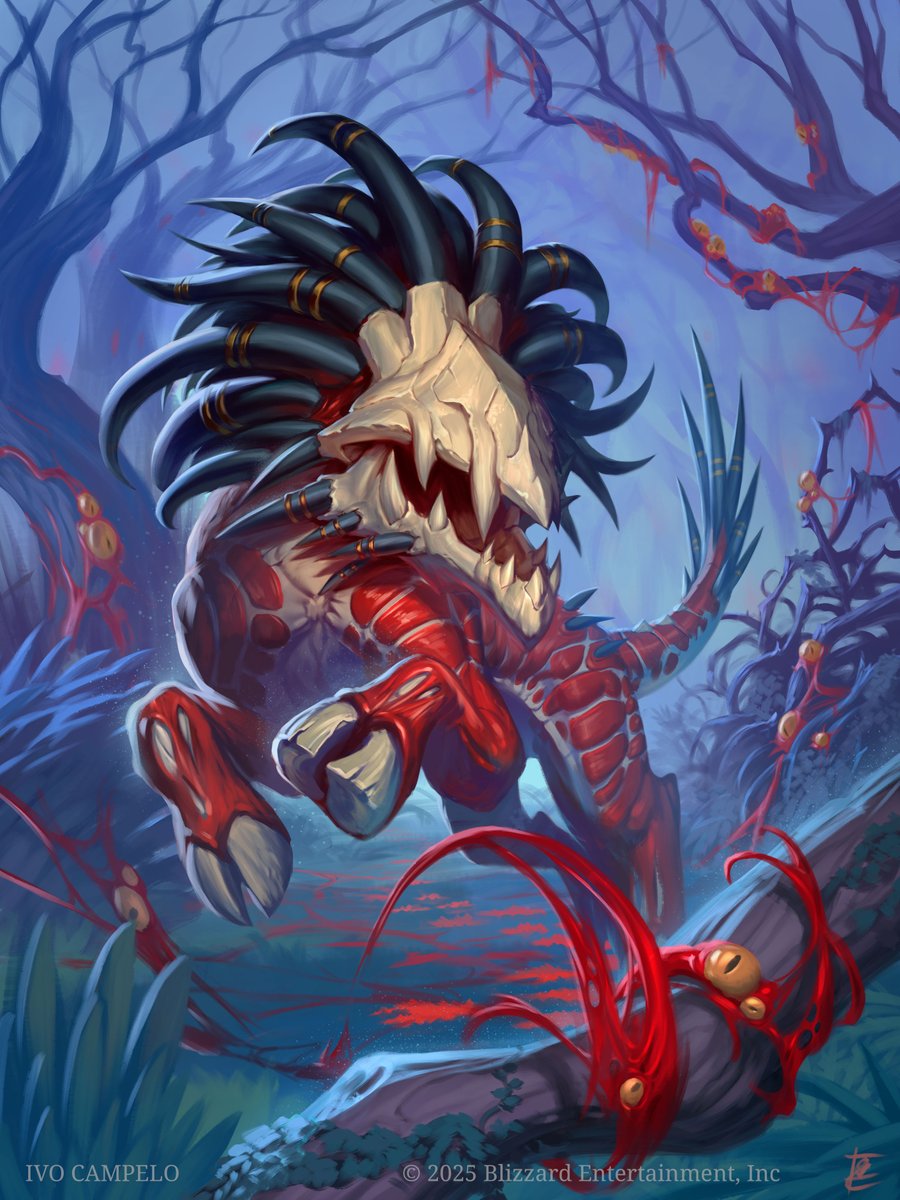 Bounding Felstalker For <a href="/PlayHearthstone/">Hearthstone</a>
Battlegrounds 
AD <a href="/leafaske/">Leaf🍃</a>
For thumbnails and color comps:

artstation.com/artwork/WXn932