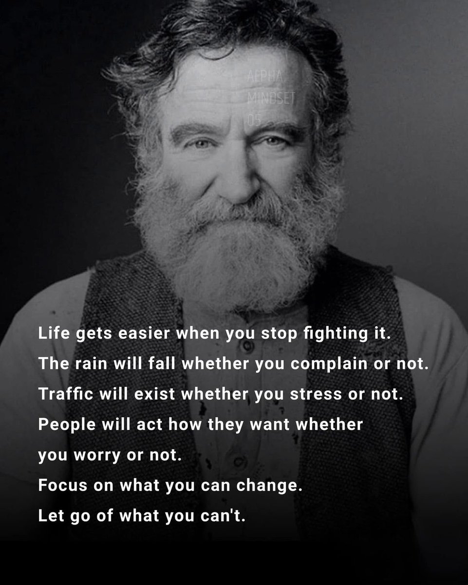 5. "Focus on what you can change."