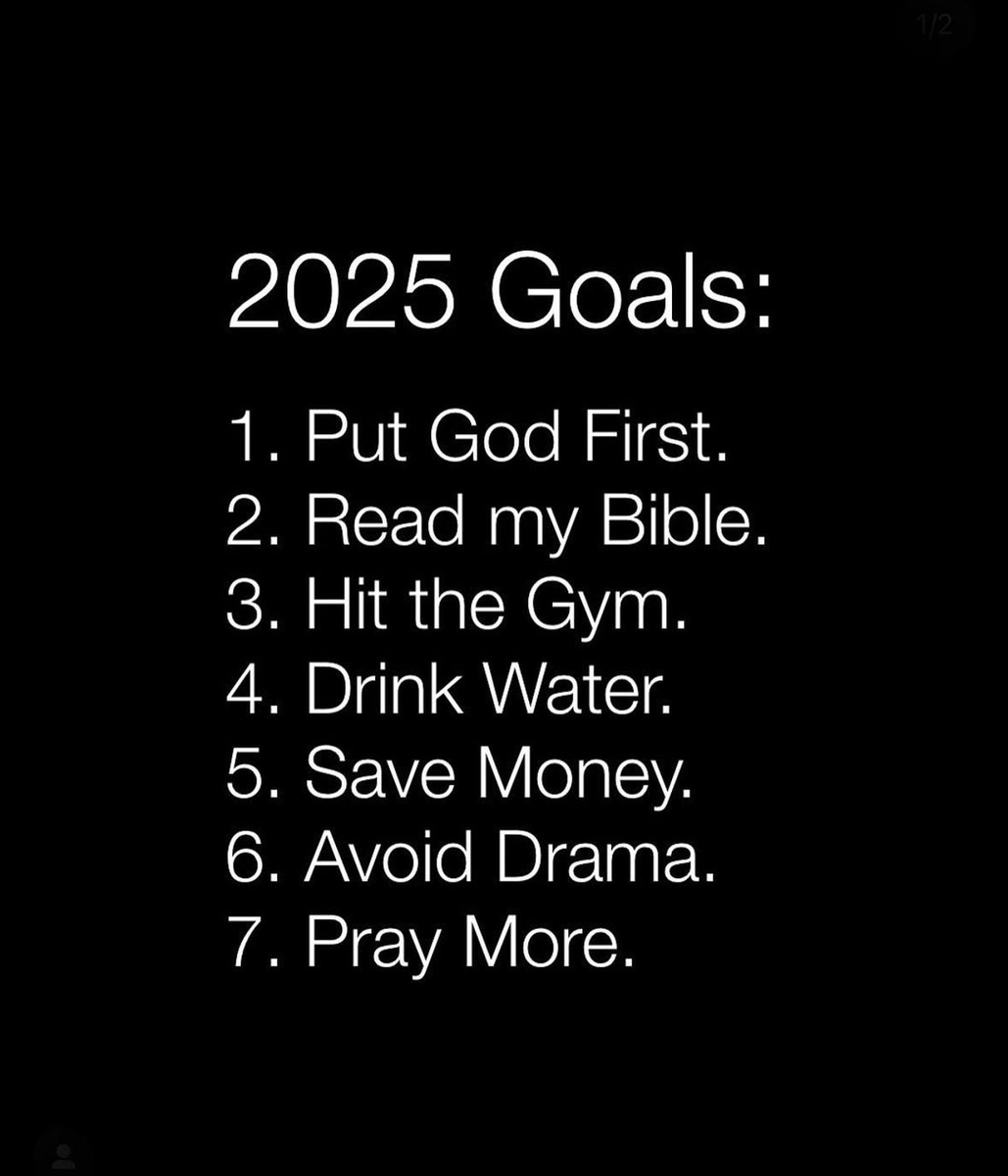 10. "2025 Goals."